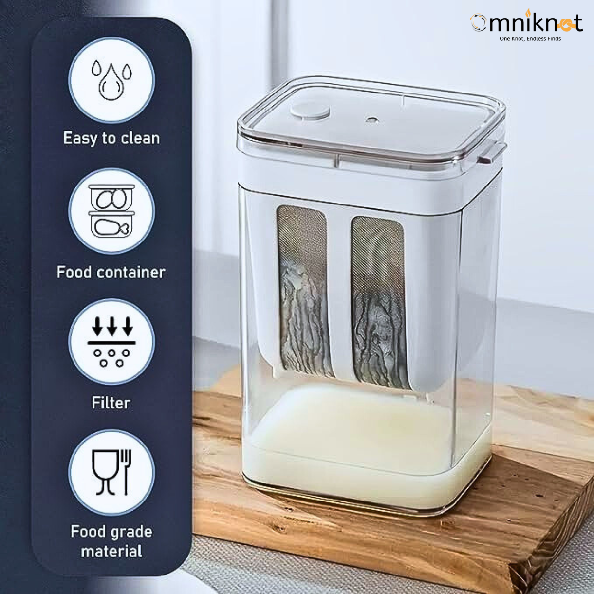 Multifunctional Yogurt Filter with Ultra-Fine Mesh Strainer