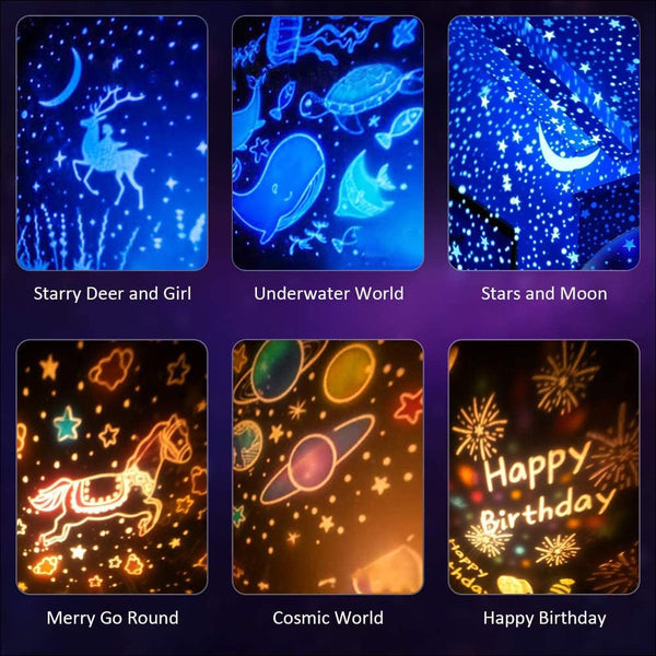 Cozy Starry Night Projector