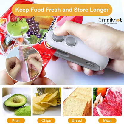 Premium Packet Sealer for Snacks, Chips, Travelling Food Packets
