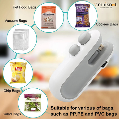 Premium Packet Sealer for Snacks, Chips, Travelling Food Packets