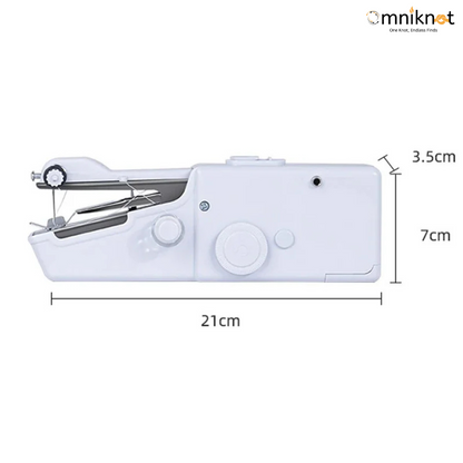 Stitch Handheld Cordless Portable White Sewing Machine