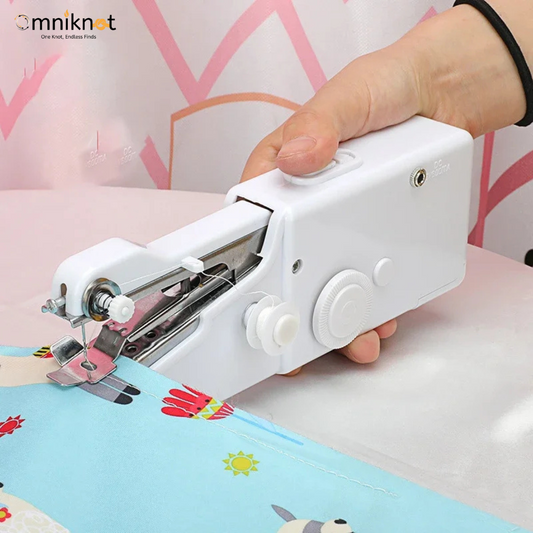 Stitch Handheld Cordless Portable White Sewing Machine
