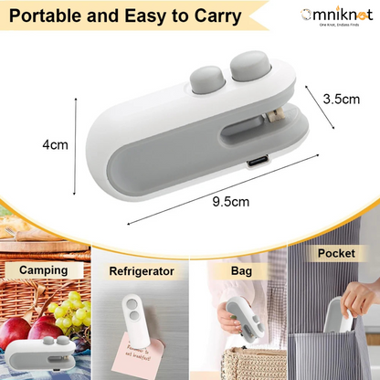 Premium Packet Sealer for Snacks, Chips, Travelling Food Packets