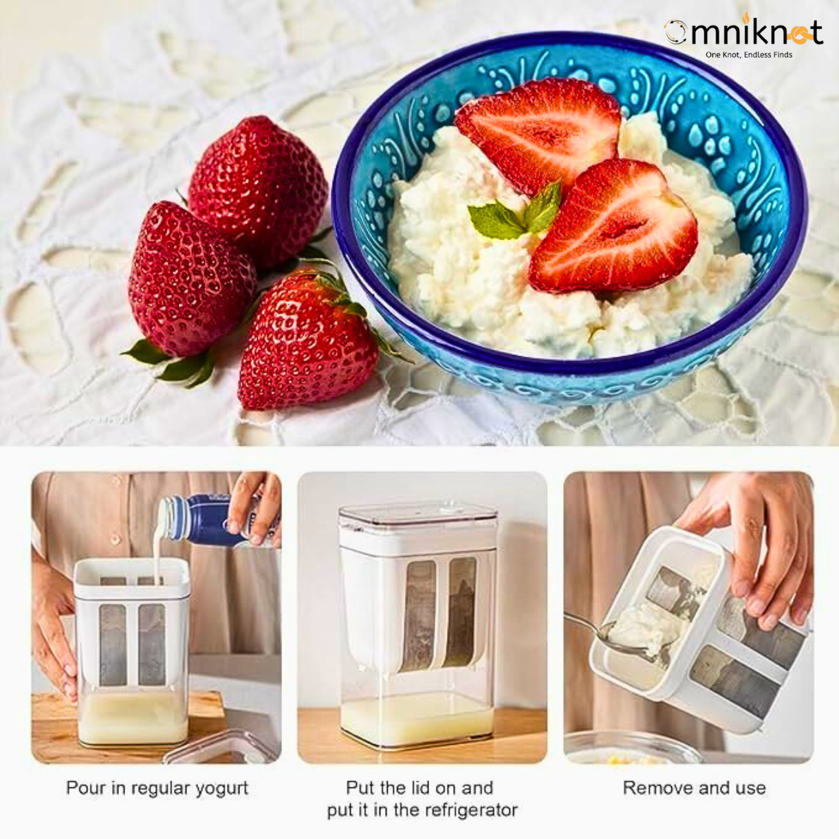 Multifunctional Yogurt Filter with Ultra-Fine Mesh Strainer