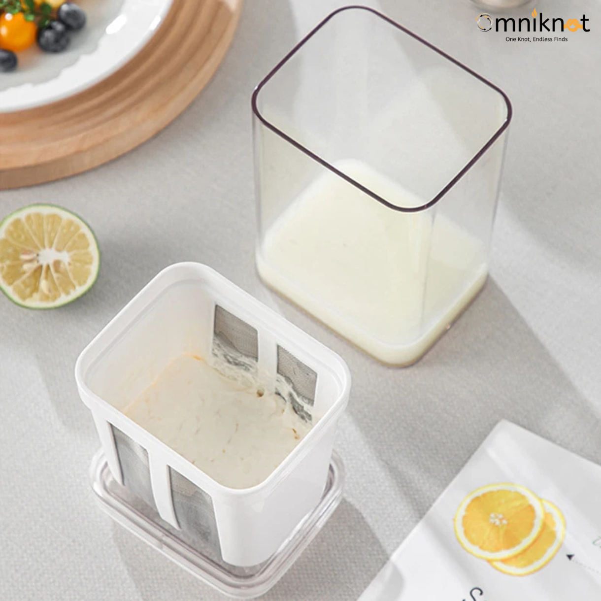 Multifunctional Yogurt Filter with Ultra-Fine Mesh Strainer