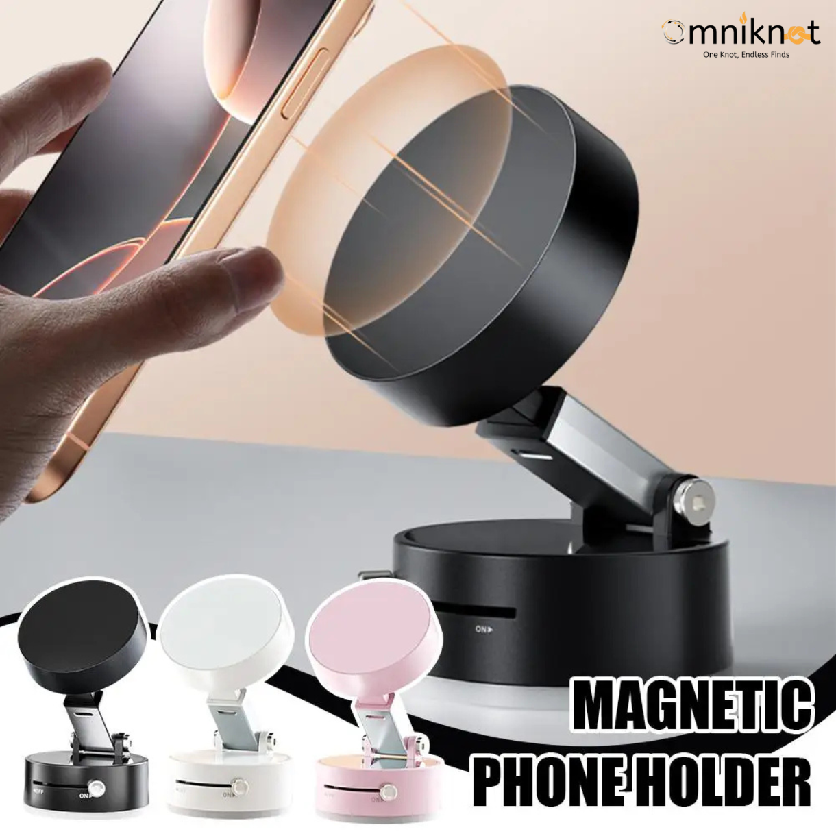 Vacuum Magnetic Suction Phone Holder
