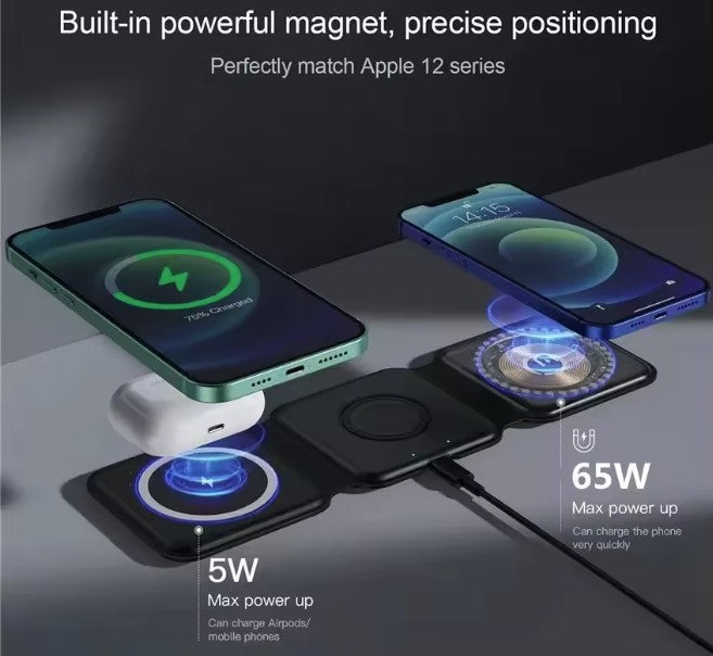 3-in-1 Foldable Wireless Charger