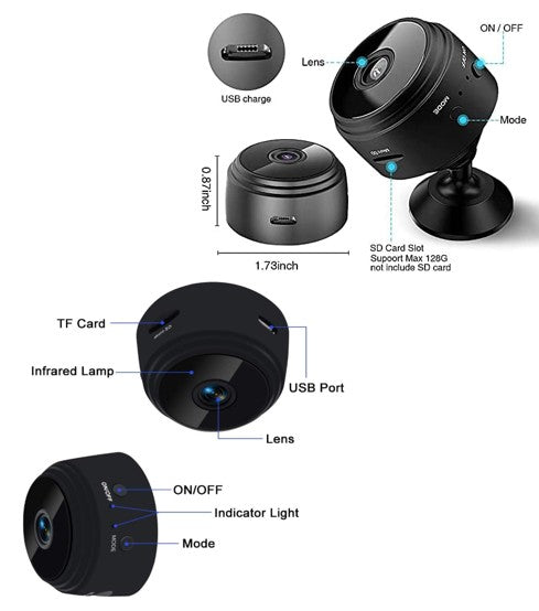 Smart Home Mini Security Cam