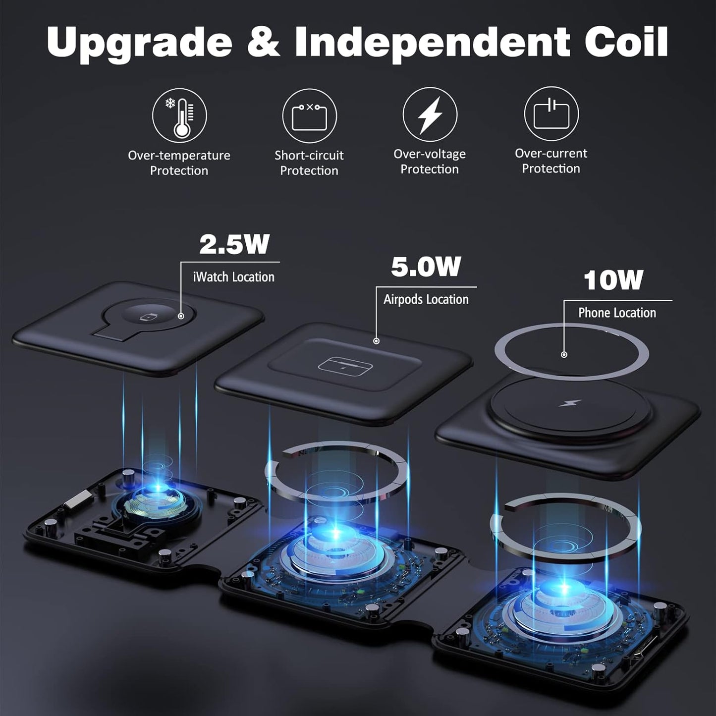 3-in-1 Foldable Wireless Charger