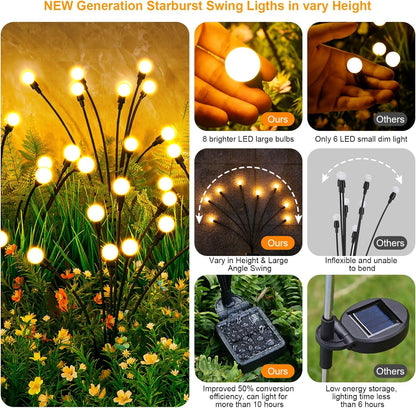 Dancing Firefly Garden Solar Lights