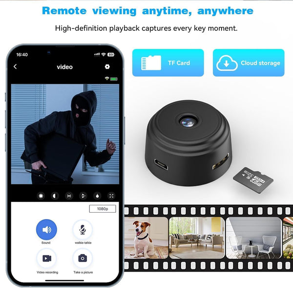 Smart Home Mini Security Cam