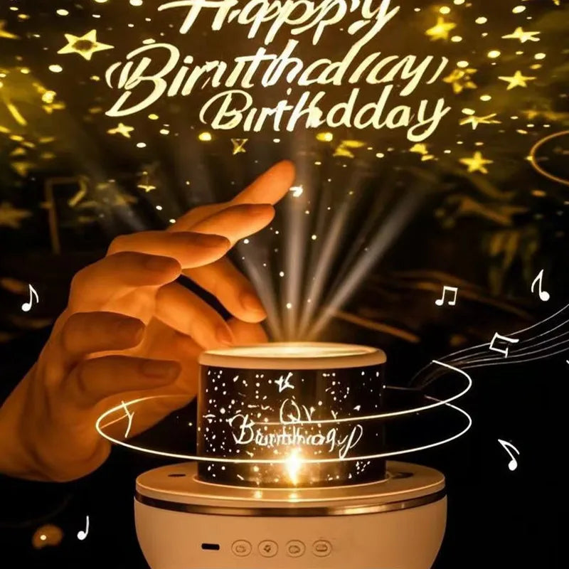 Kids Rotating Star Projector - Galaxy Lamp