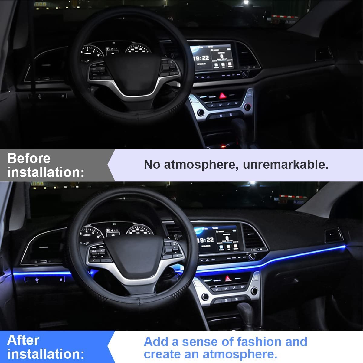 Elegant Car Interior Flexible LED Light Strip