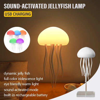 Jellyfish Silicone Rechargeable Light Night lamp
