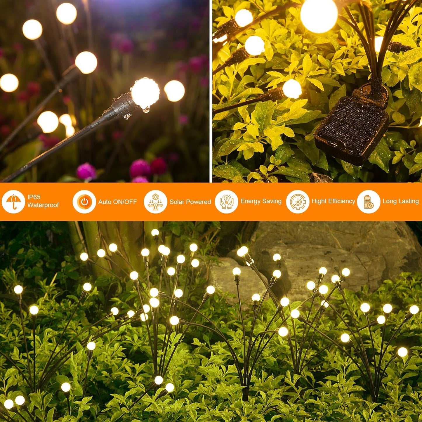 Dancing Firefly Garden Solar Lights