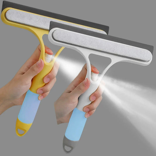 3 in 1 Spray + Brush + Wiper Cleaning Tool (For Windows, Mirror, Wall Tiles)