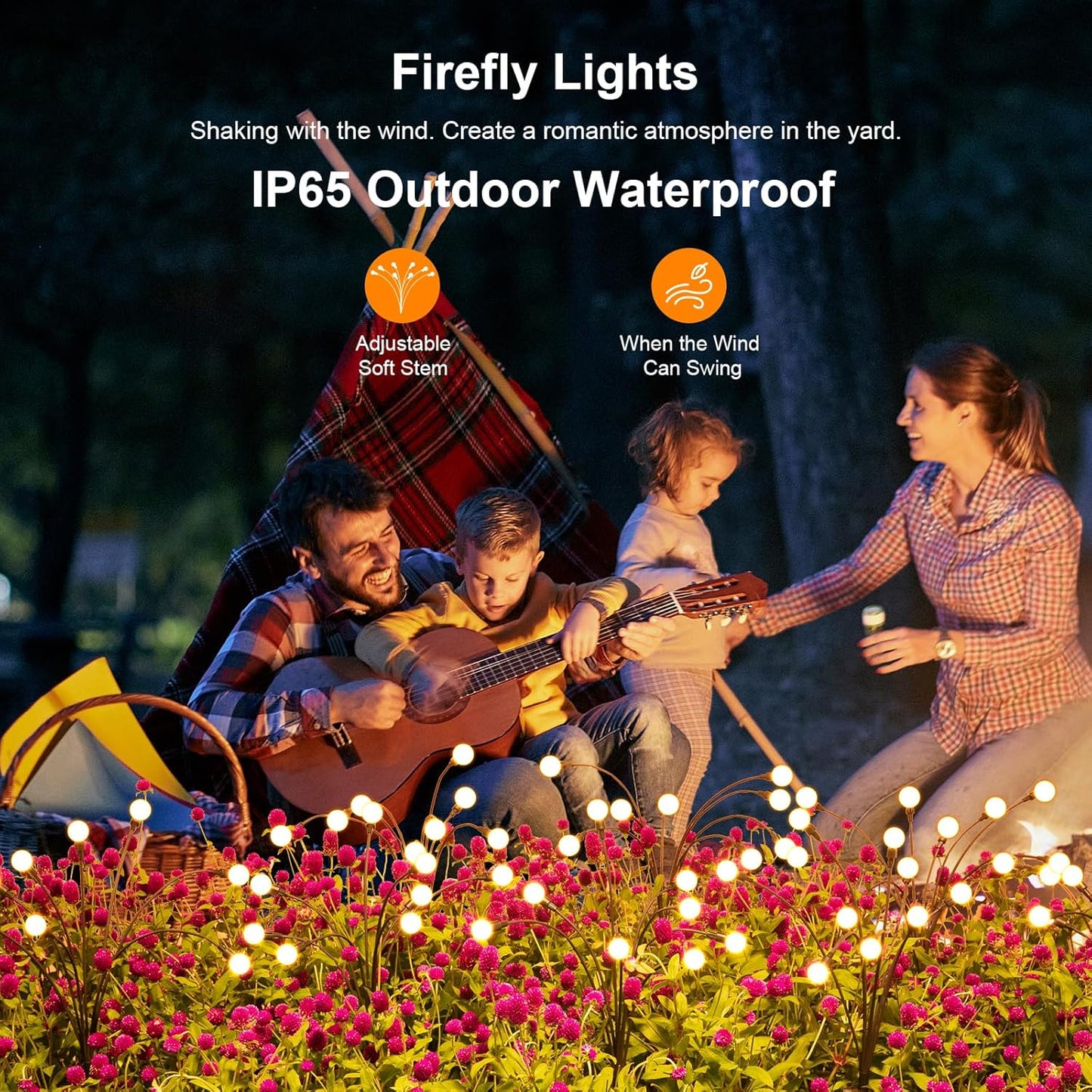 Dancing Firefly Garden Solar Lights