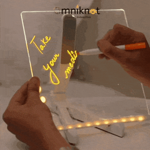 Glow Message Board with Pen