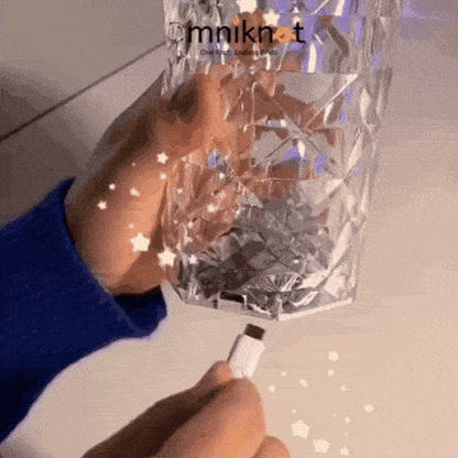 Crystal LED Touch Diamond Table Lamp - 16 Colors