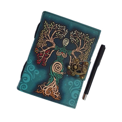 Eternal Tree Handcrafted Leather Diary